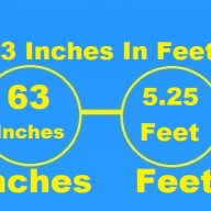 63inchesinfeet