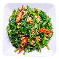 rau muống xào